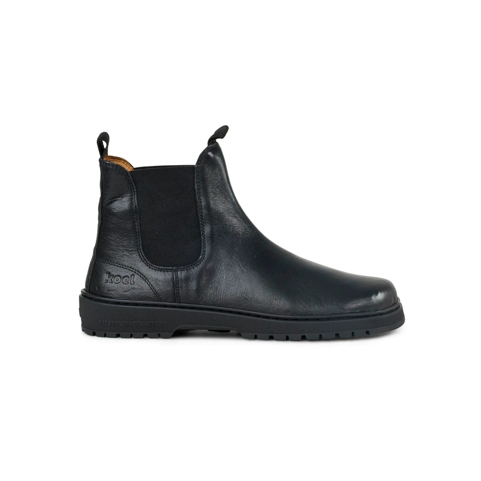 Ботинки Koel GAVIEN Leather — чёрный