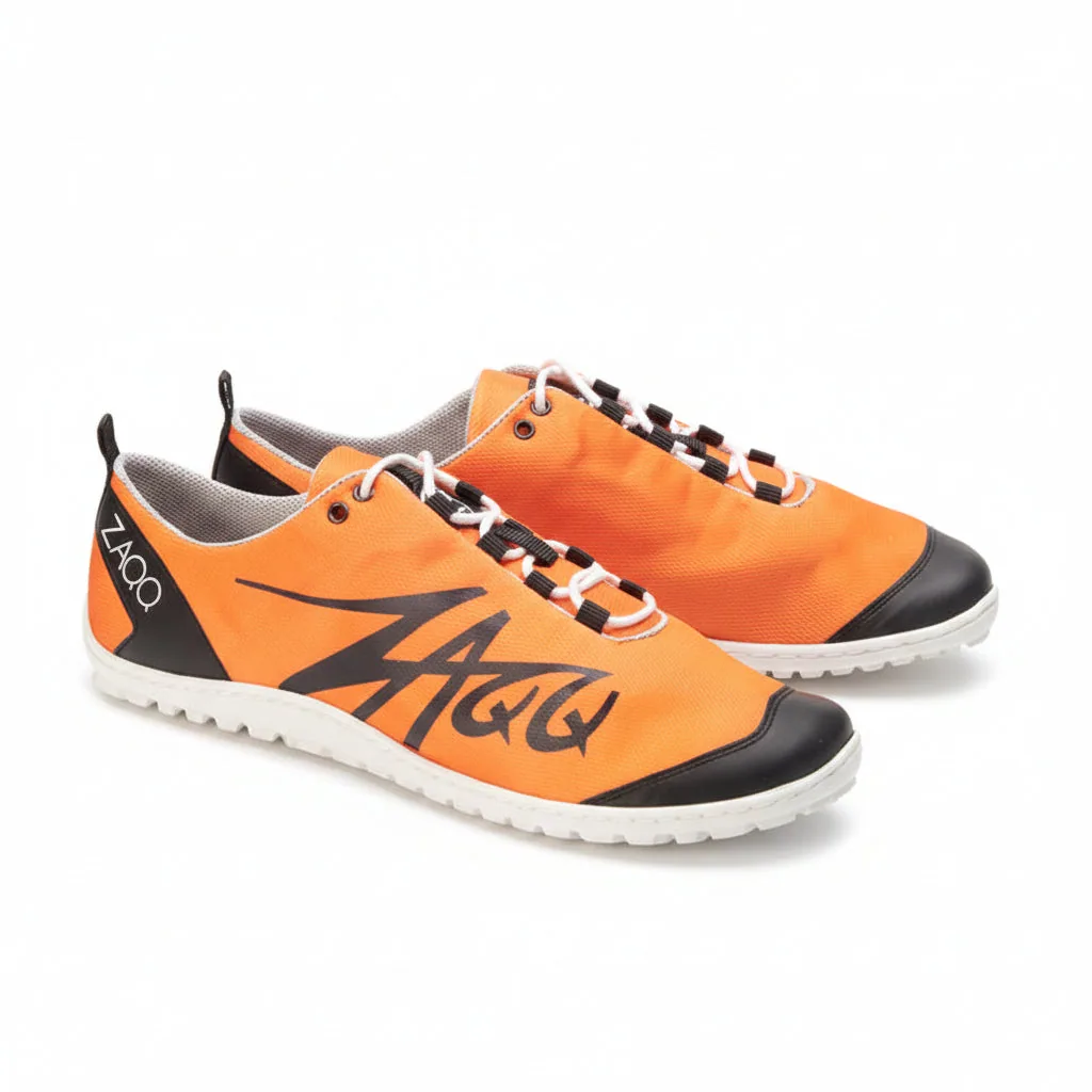 Мужские кроссовки ZAQQ SQIM Orange Black (чёрный цвет)