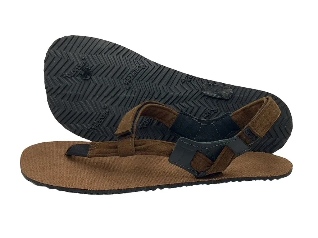 Сандалии Toetem BlackBear 3.0 — коричневое конопляное покрытие, коричневые ремешки, широкая колодка EW — фото 1 из 3