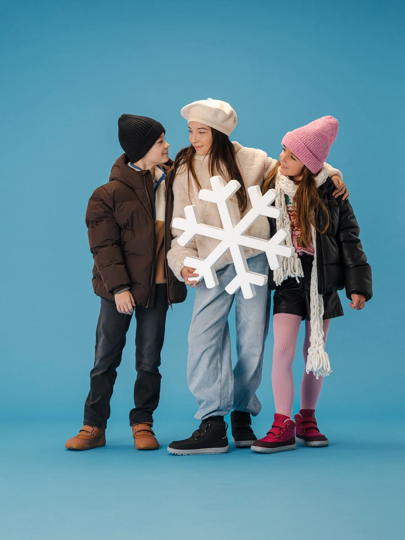 Детские босоногие ботинки Be Lenka Zippu Junior - чёрный и серый, фото 10