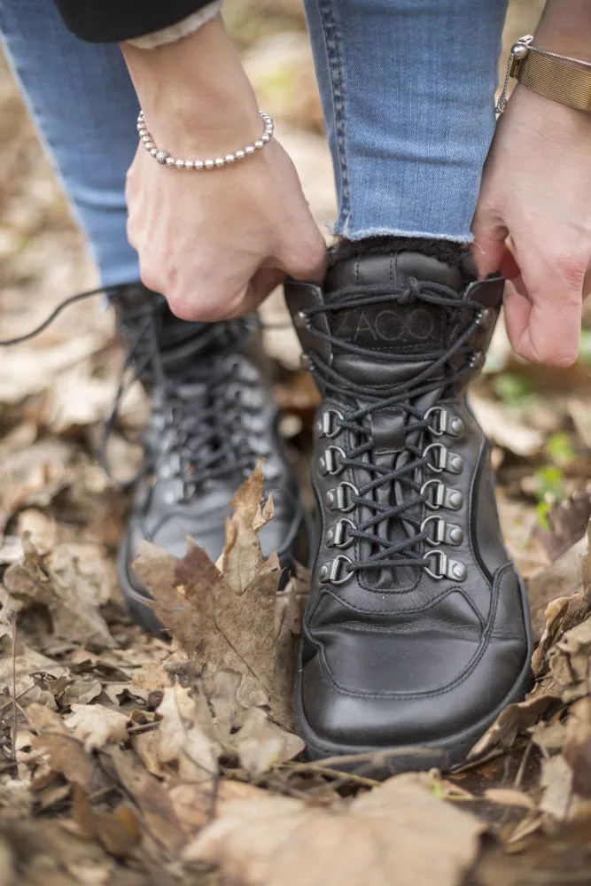 Женские ботинки ZAQQ TREQ Black Winter Waterproof, фото 14