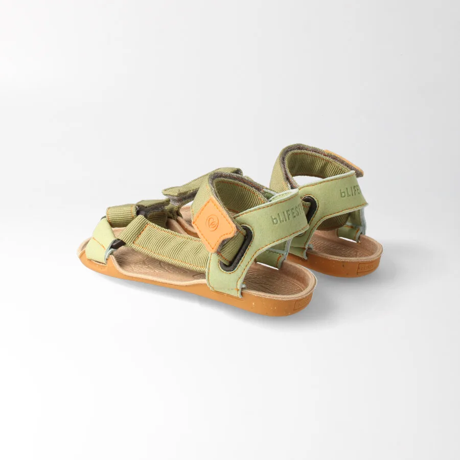 Босоногие сандалии bLIFESTYLE niobefalterSTYLE — оливковый, фото 3