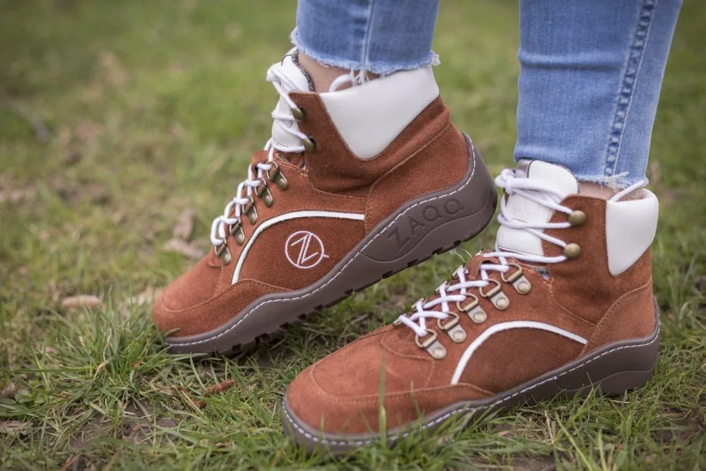 Женские ботинки ZAQQ TREQ Cognac Waterproof (коньячный цвет), фото 9