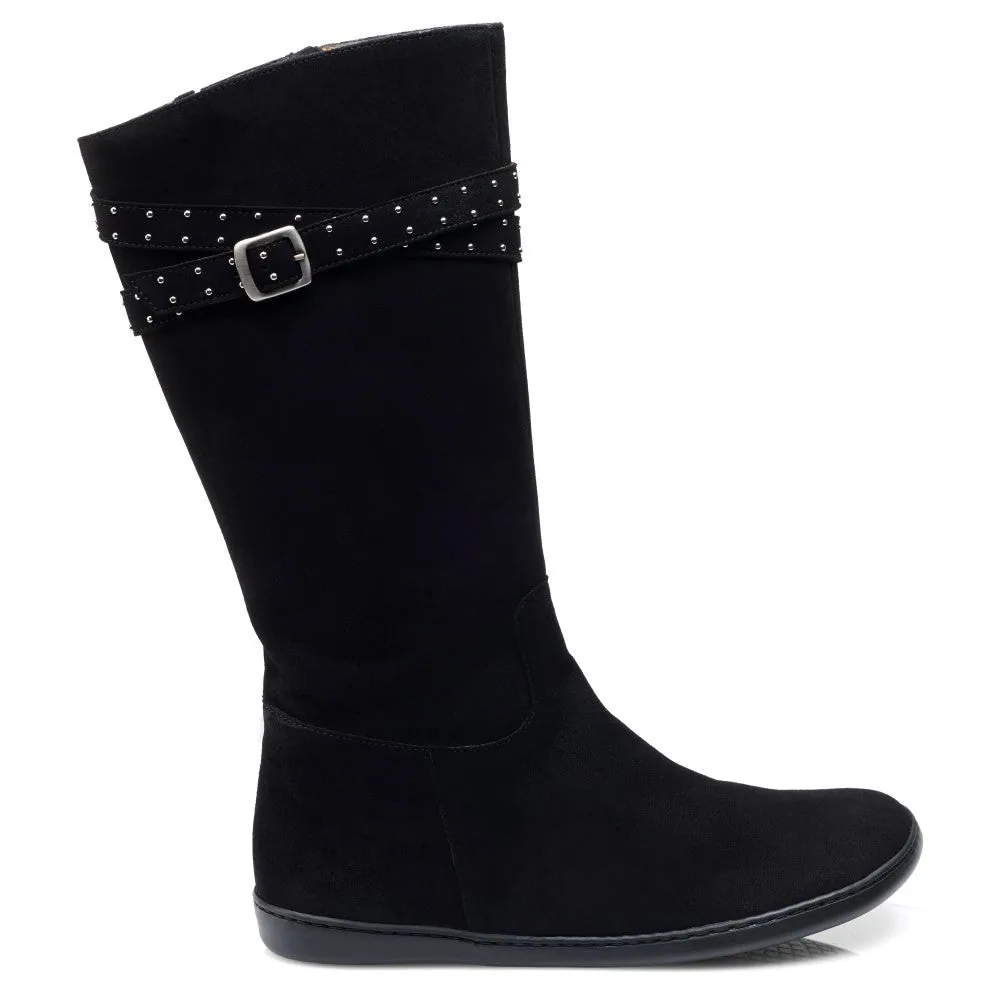 Женские ботинки ZAQQ ATTRAQT Velours Black (чёрный цвет), фото 3