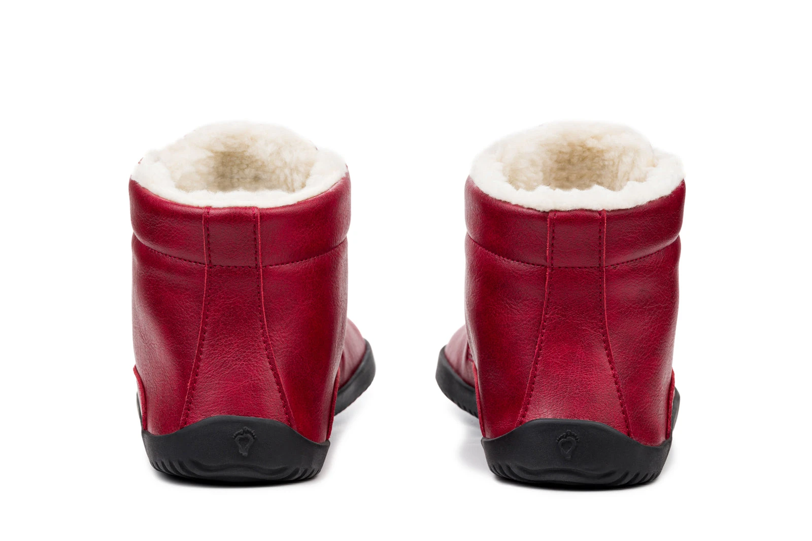 Ботинки Ahinsa Sundara Winter Ankle Barefoot — бордовый, фото 4