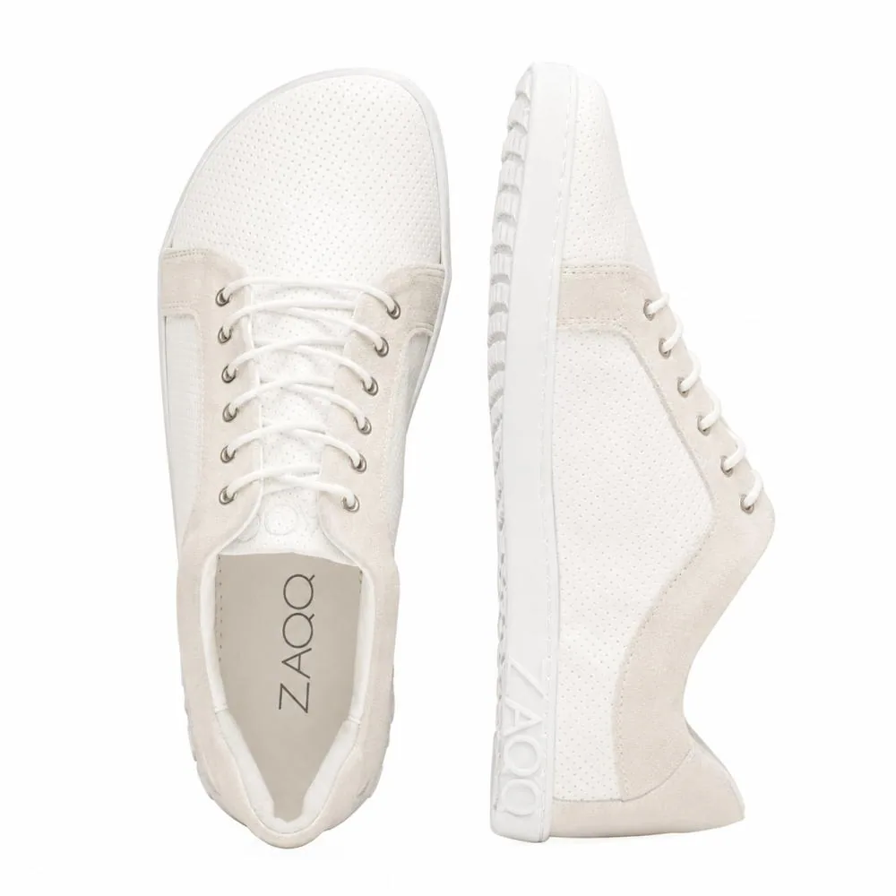 Кроссовки для женщин и мужчин ZAQQ QORE Low White (белый цвет), фото 3