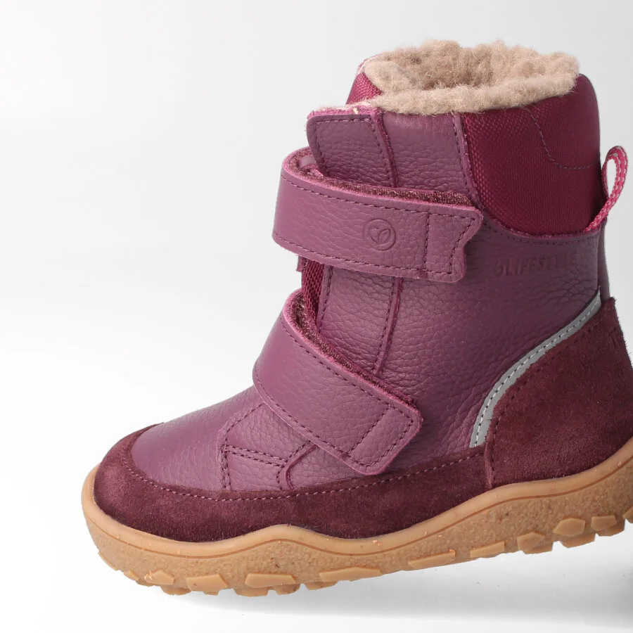 Зимние босоногие ботинки bLIFESTYLE polarfuchsSTYLE — ягодный, фото 6