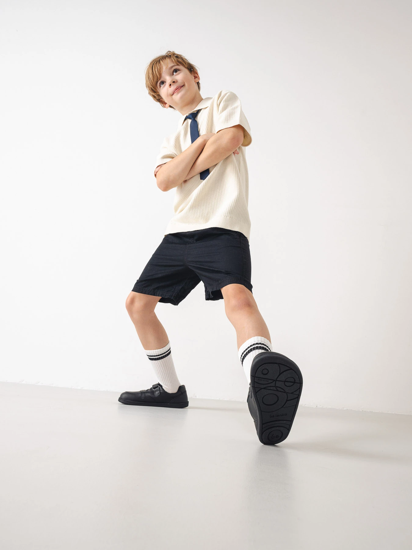 Детские босоногие кроссовки Be Lenka Scoot Junior - полностью чёрный, фото 9