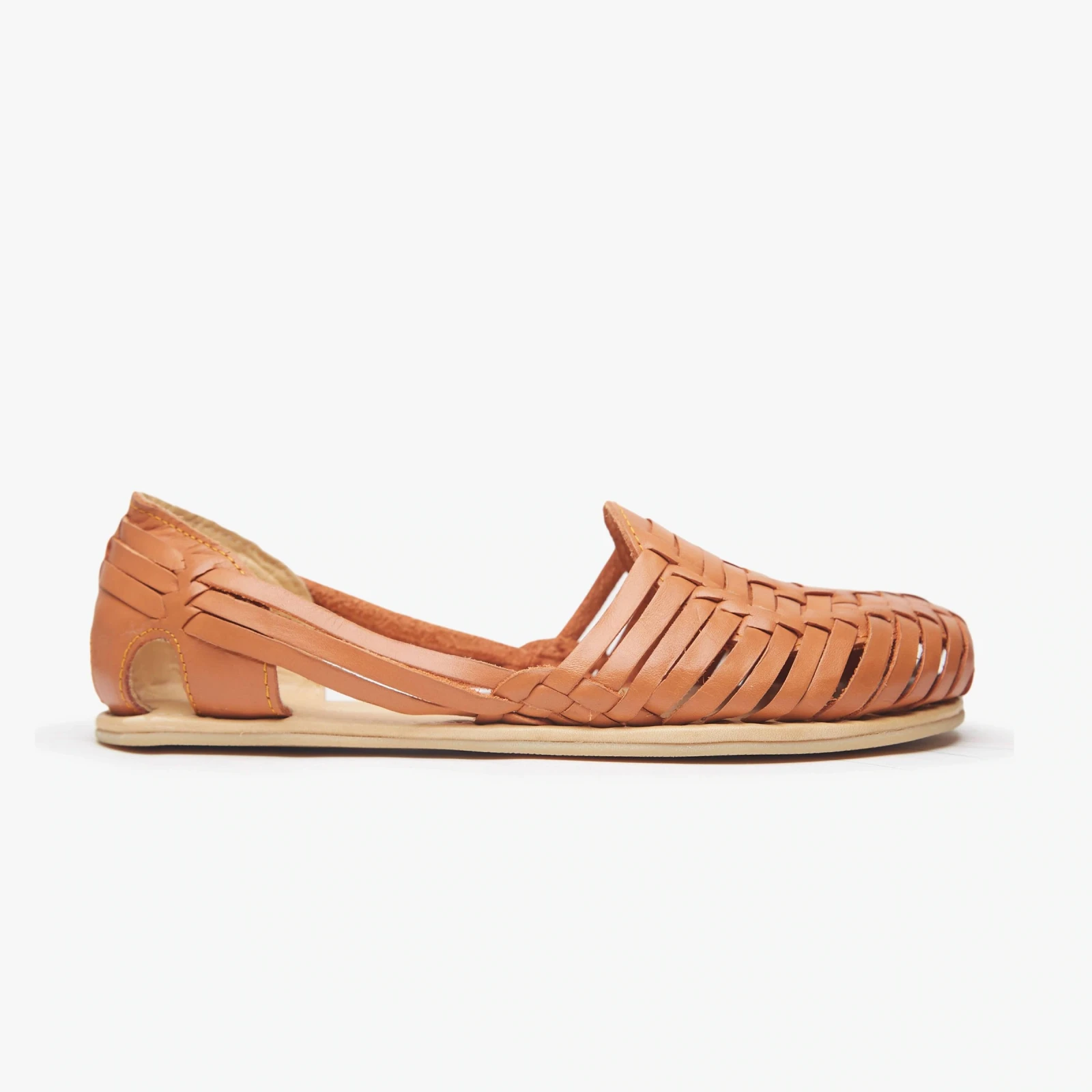 Босоногие сандалии Origo Huarache Slip-On by Anya — ириска, фото 7
