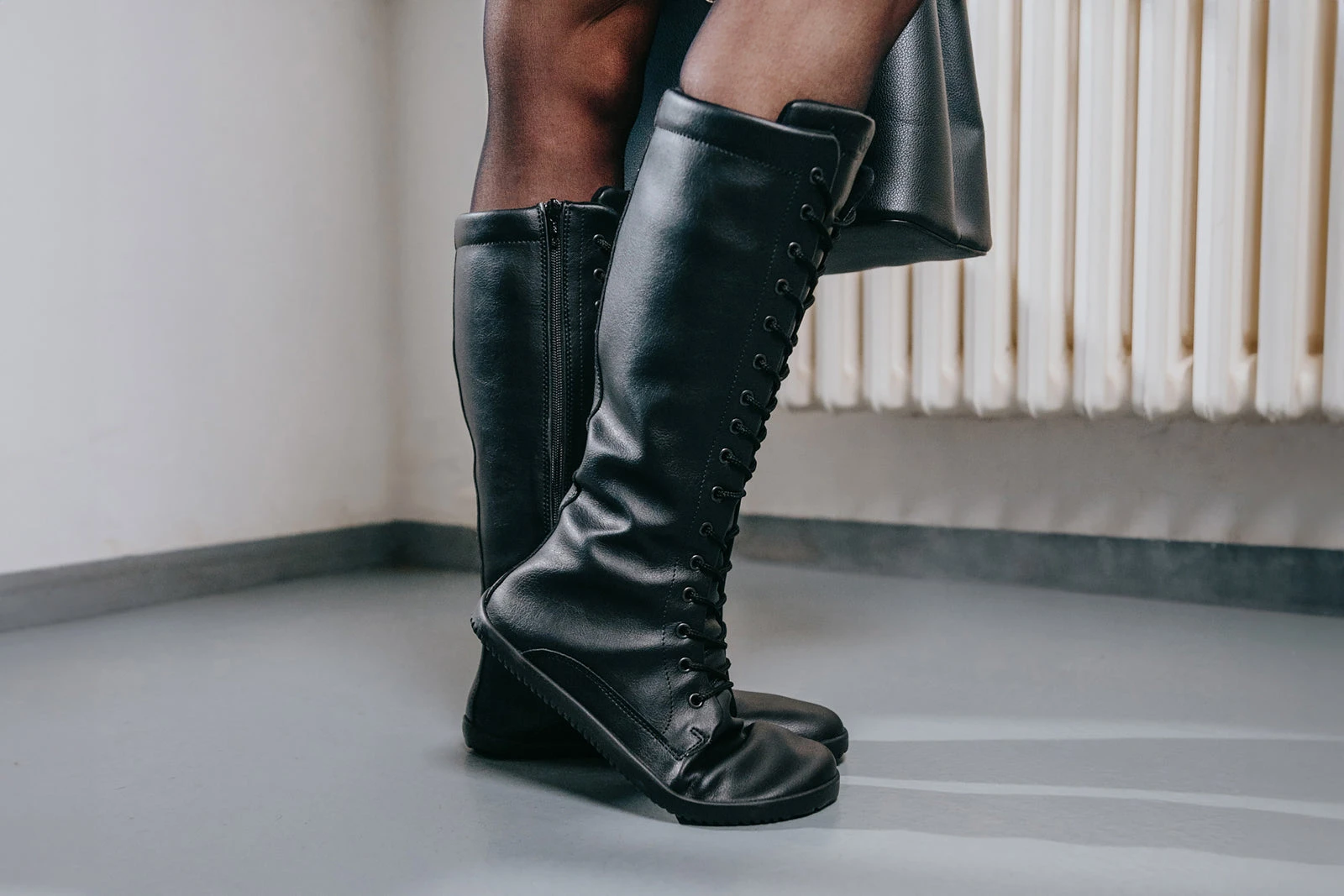 Сапоги Ahinsa Jaya Winter Tall Barefoot — чёрный, фото 10