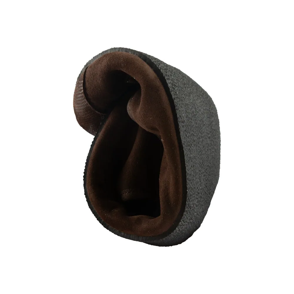 Женские балетки ZAQQ TWIST Velours Brown (коричневый цвет), фото 4