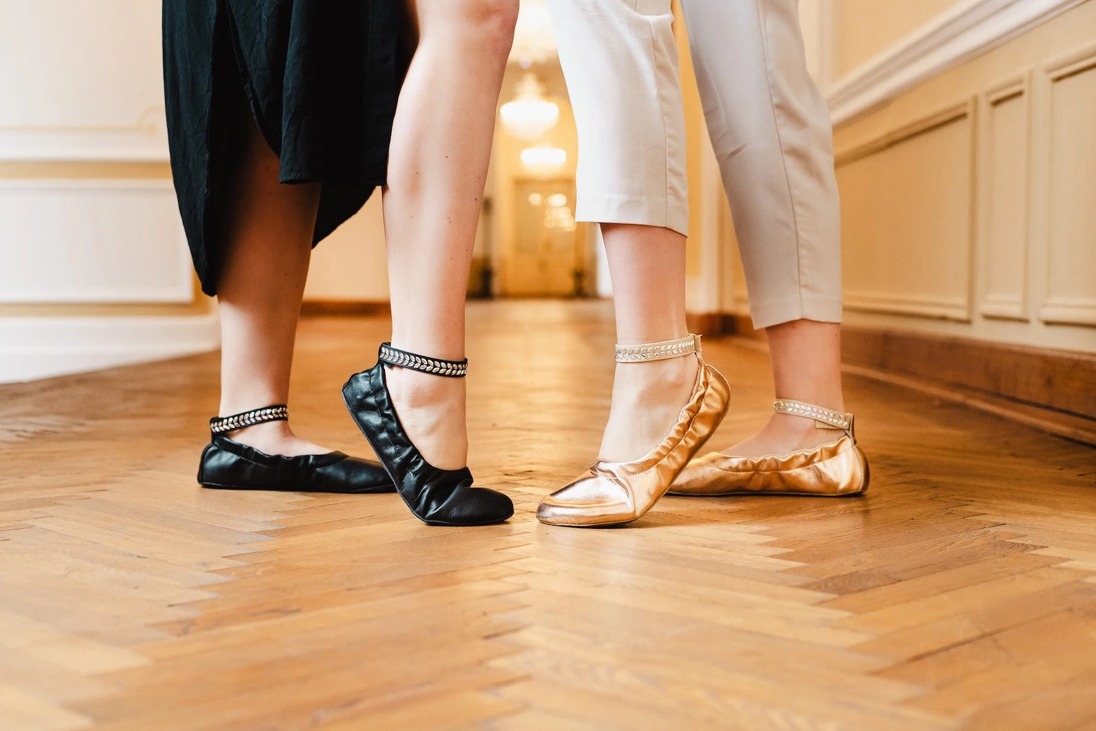Балетки Ahinsa Chic Preciosa Barefoot — розовое золото, фото 18