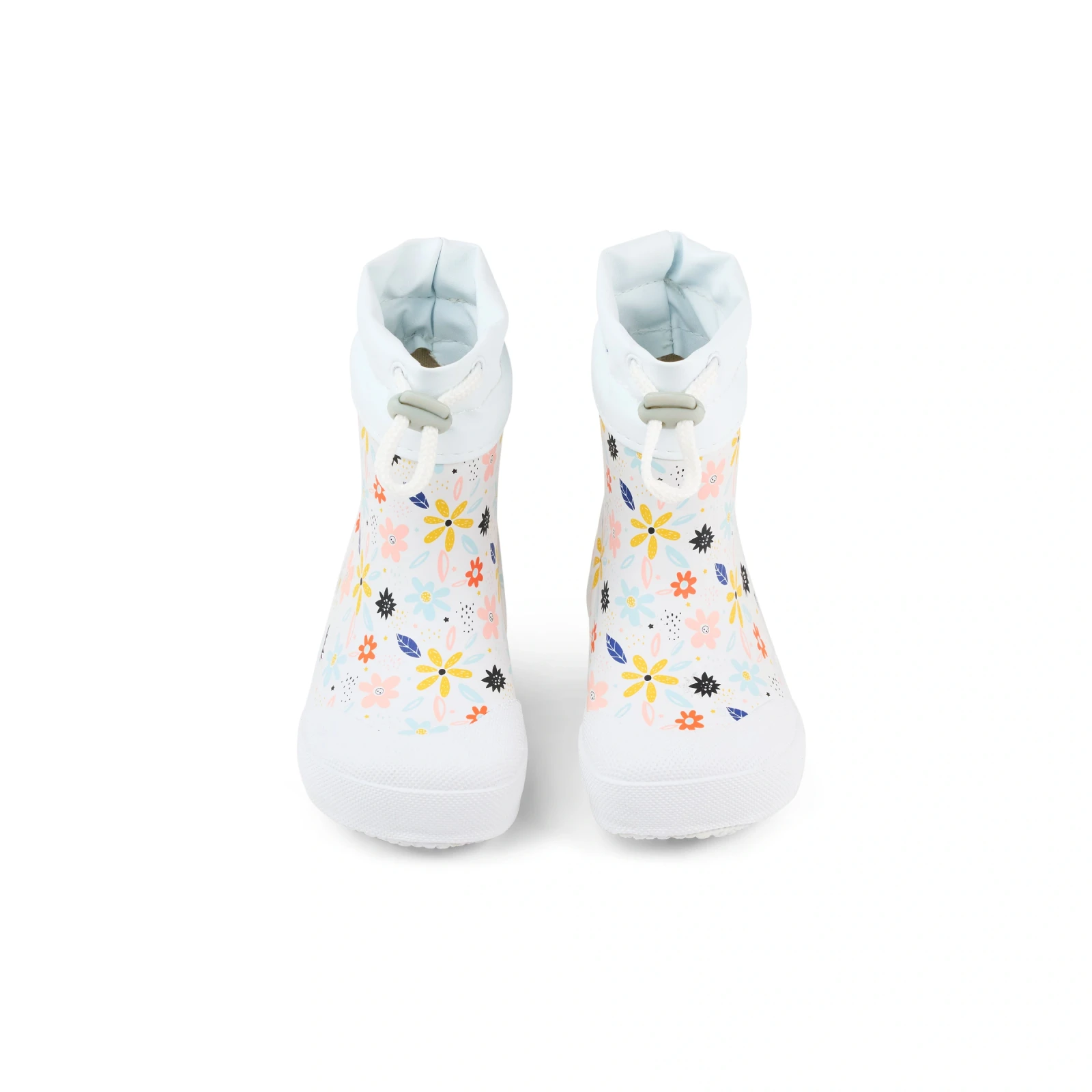 Резиновые сапоги Koel WIBI Print — белый с цветами, фото 3