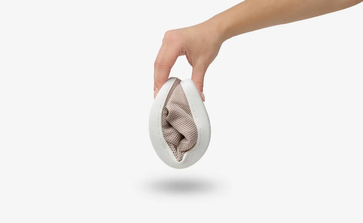 Босоногие кроссовки Feelgrounds Original Mesh — бежевый «Сахара», фото 4