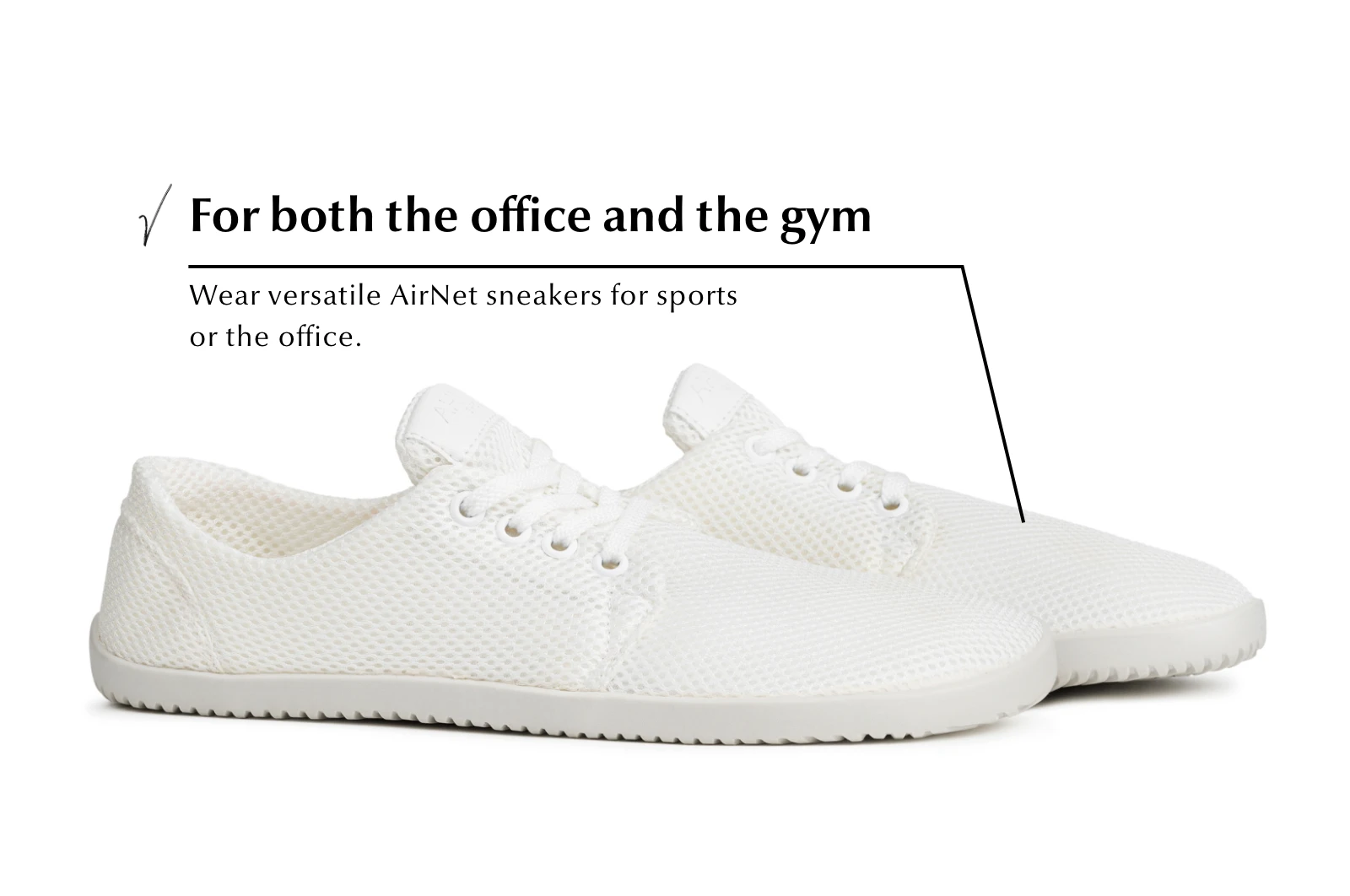 Кроссовки Ahinsa AirNet Barefoot — белый, фото 8
