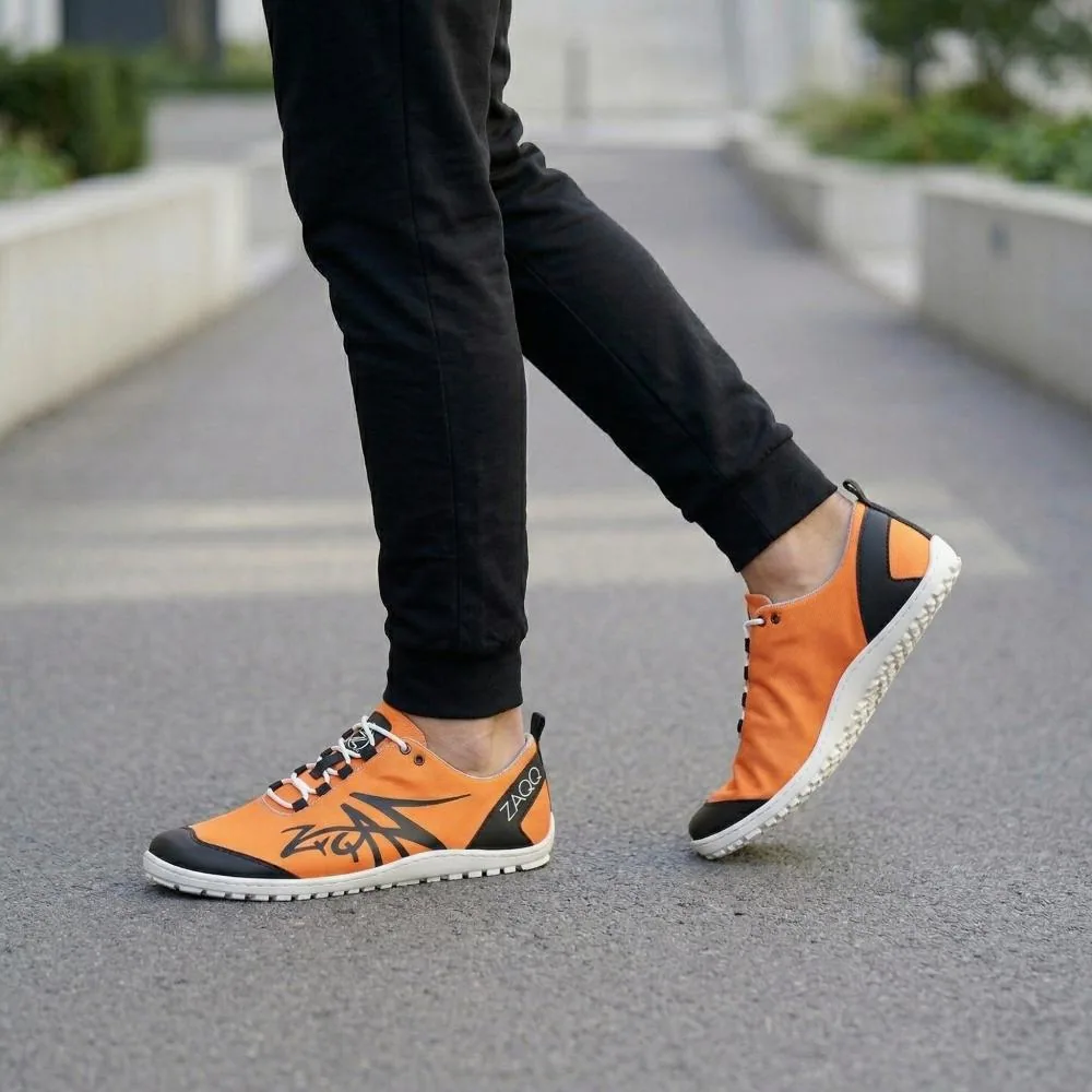 Мужские кроссовки ZAQQ SQIM Orange Black (чёрный цвет), фото 9